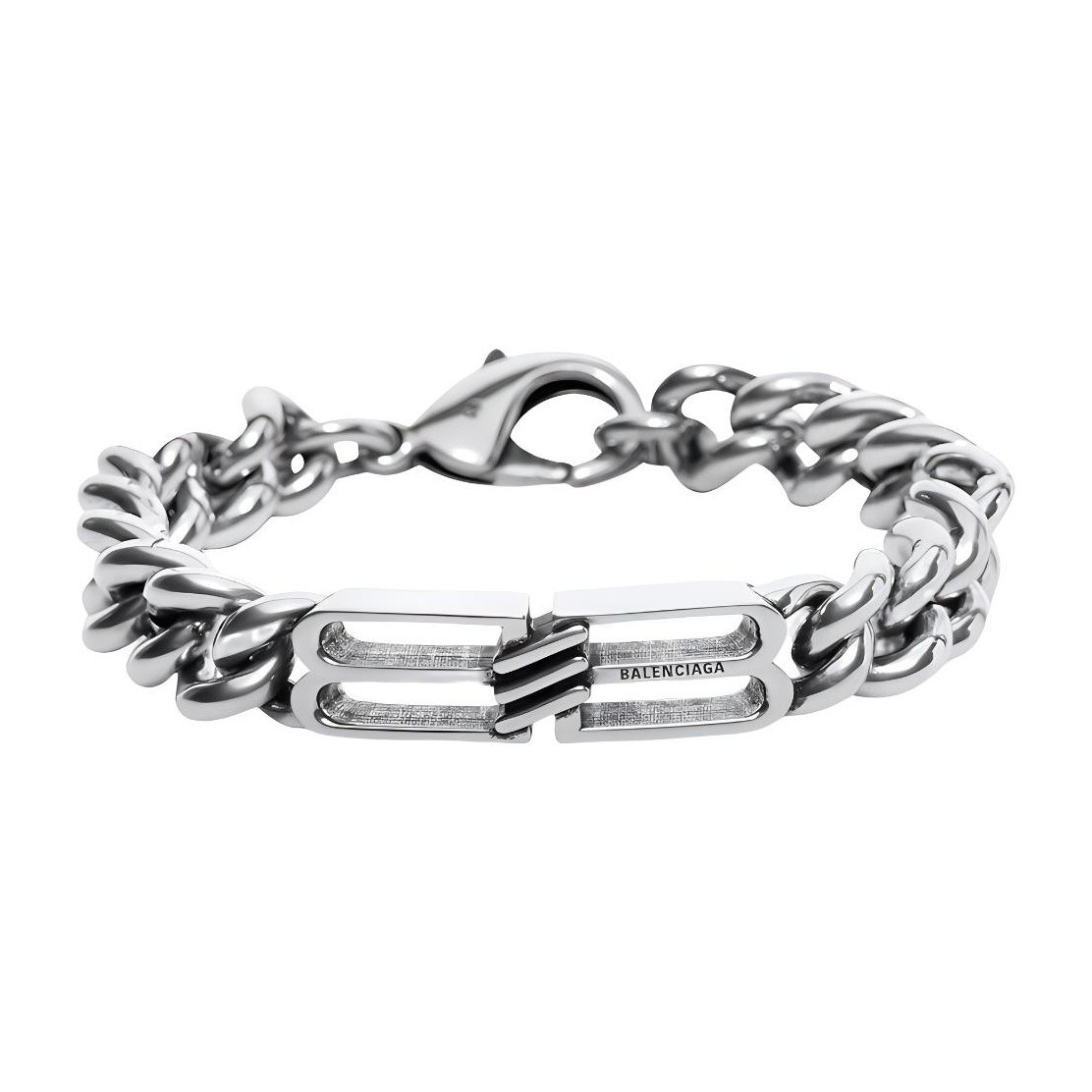 Balenciaga BB Icon Bracelet Silver