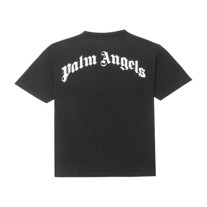Palm Angels Crocodile Print T-Shirt Black