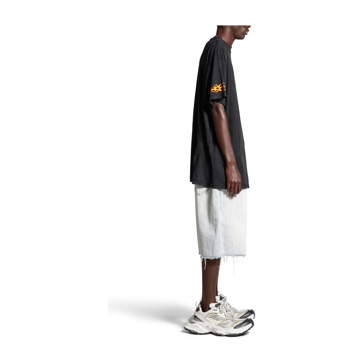Balenciaga SS24 Flame Logo T-Shirt