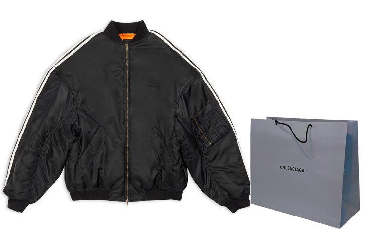Balenciaga x Adidas FW22 Striped Zip Jacket