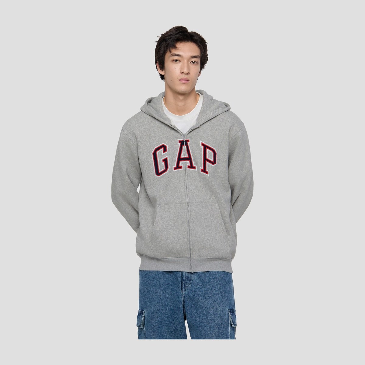 GAP Logo Zip Hoodie