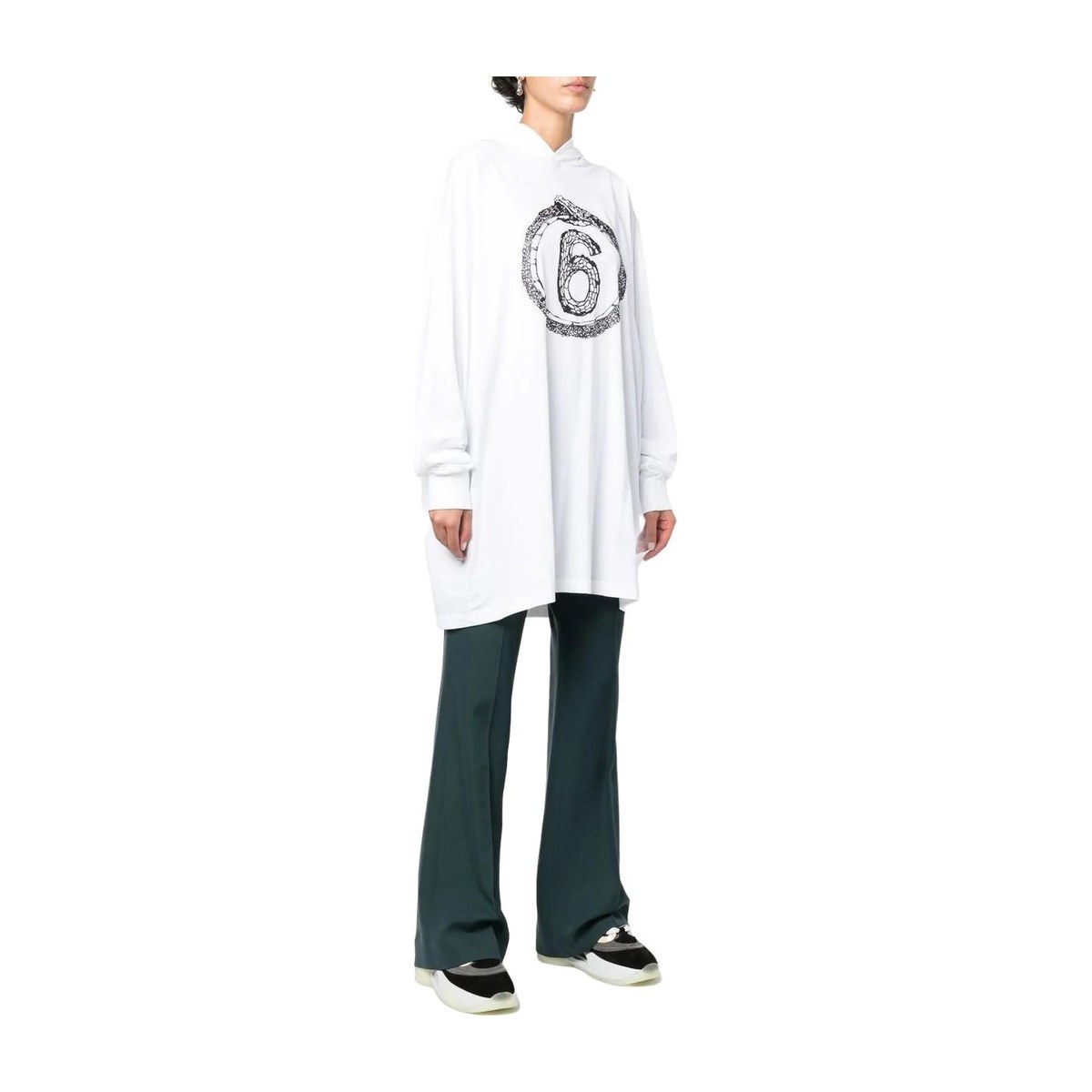 MM6 Maison Margiela Hoodie White