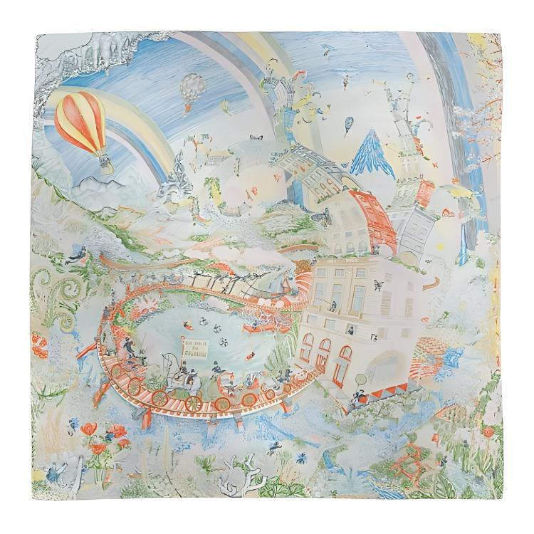 Hermes Silk Scarf