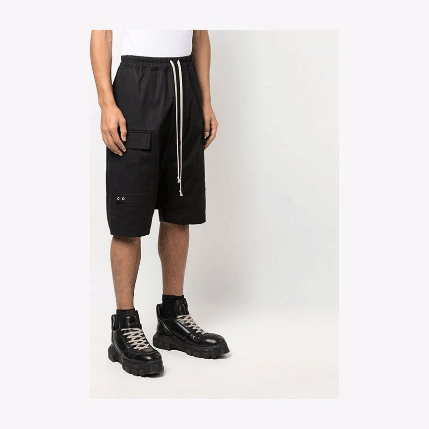 Rick Owens SS22 Black Shorts