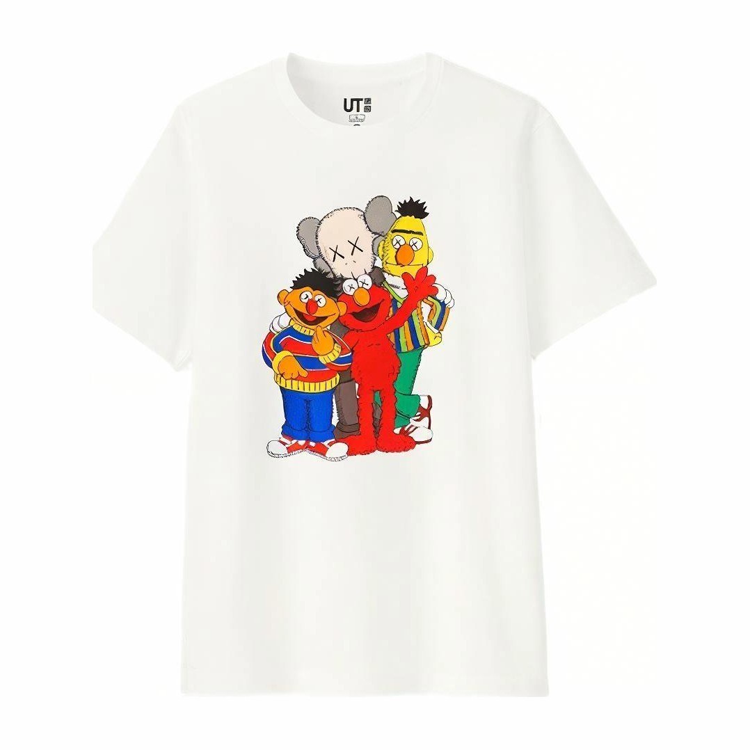UNIQLO x Kaws x Sesame Street T-Shirt White