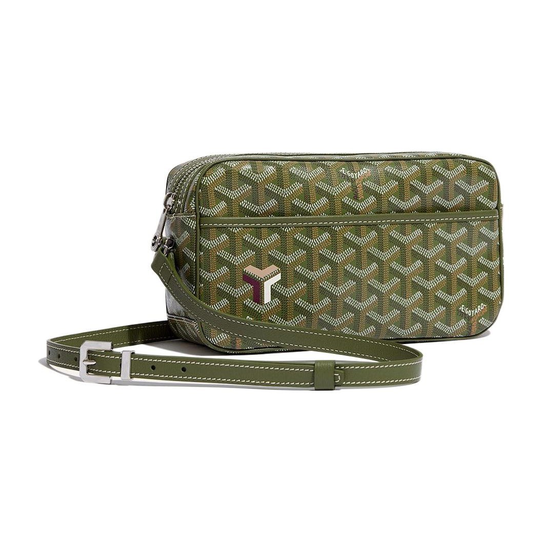 GOYARD Cap-Vert Messenger Bag Small Green Khaki