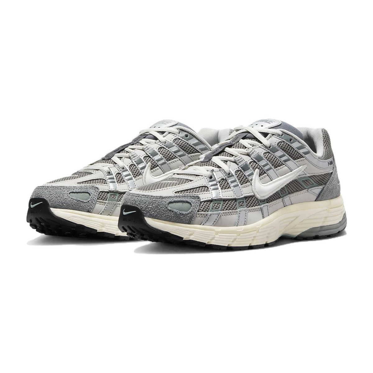 Nike P-6000 White Silver