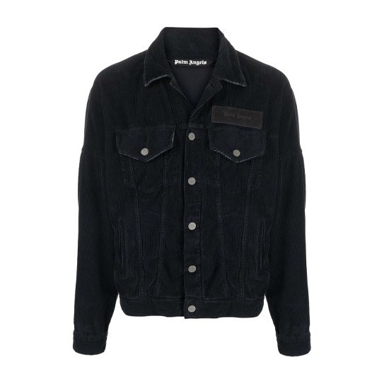 Palm Angels Corduroy Jacket Black