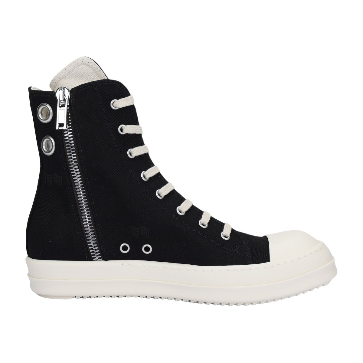 Rick Owens High-Top Sneakers Black