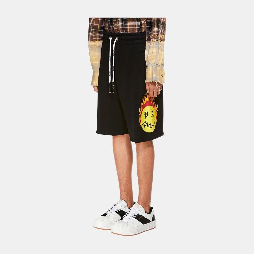 Palm Angels Burning Head Shorts
