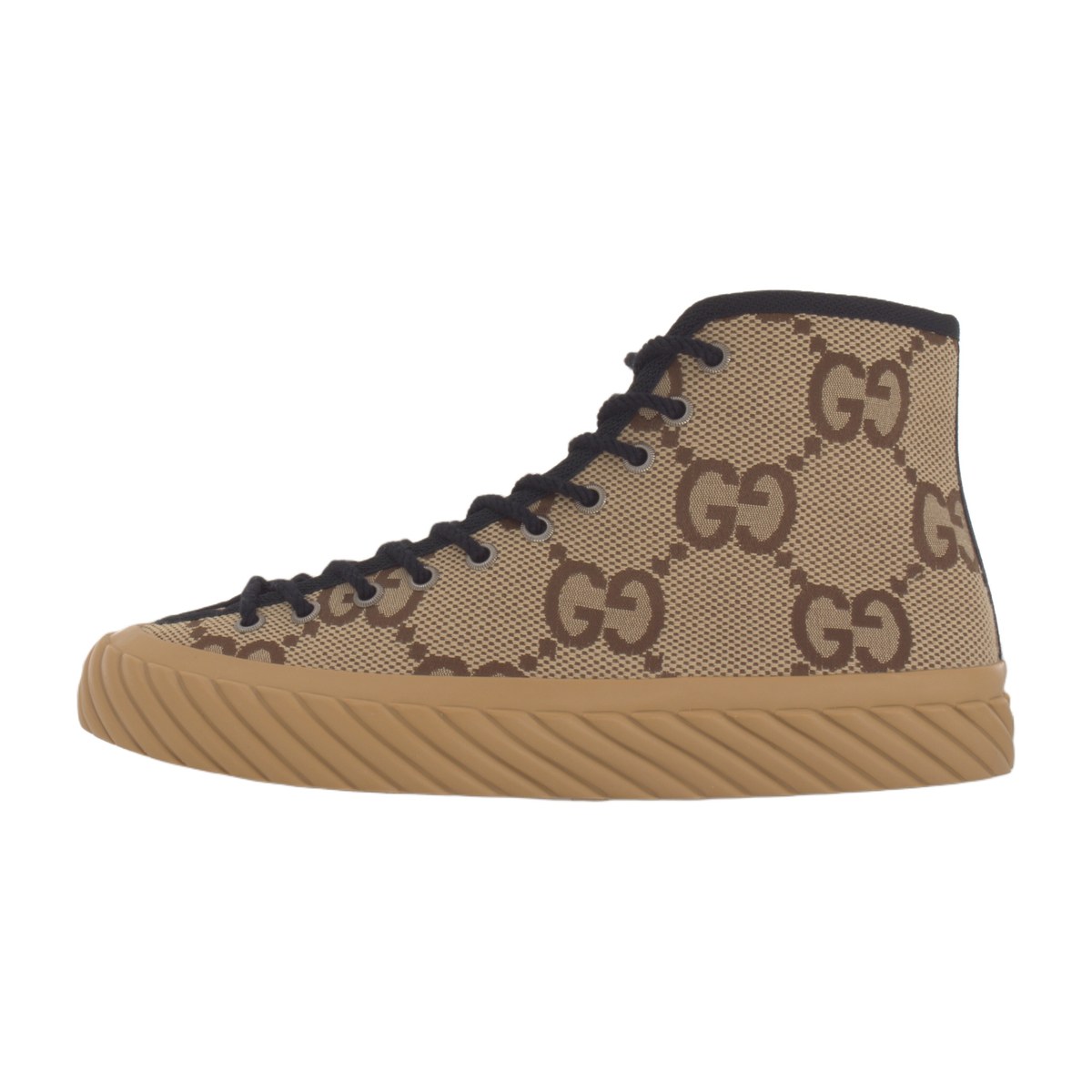 Gucci High-Top Sneakers Camel