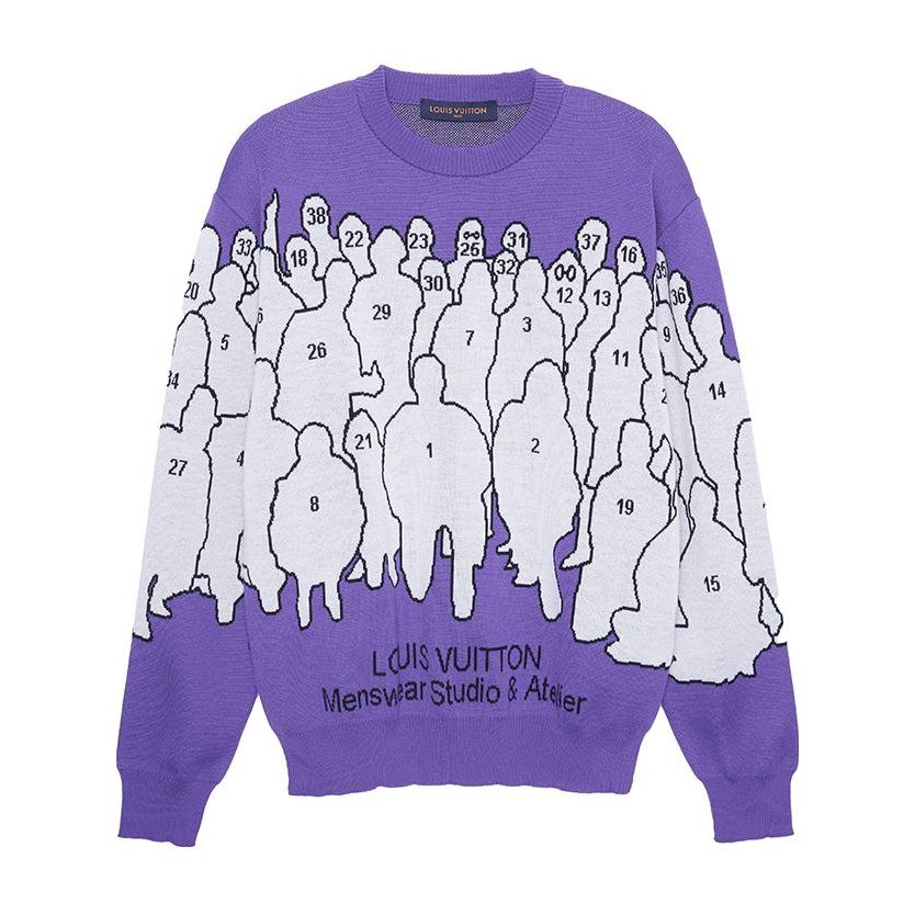 Louis Vuitton FW22 Cartoon Logo Sweater