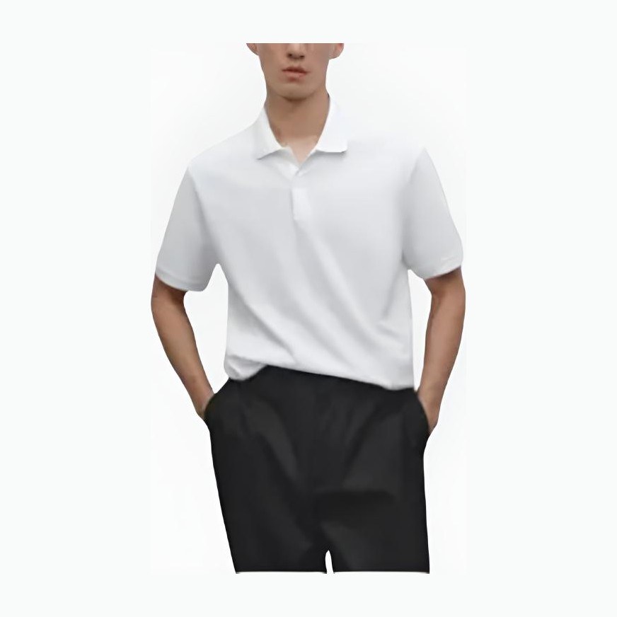 Massimo Dutti Polo Shirt White
