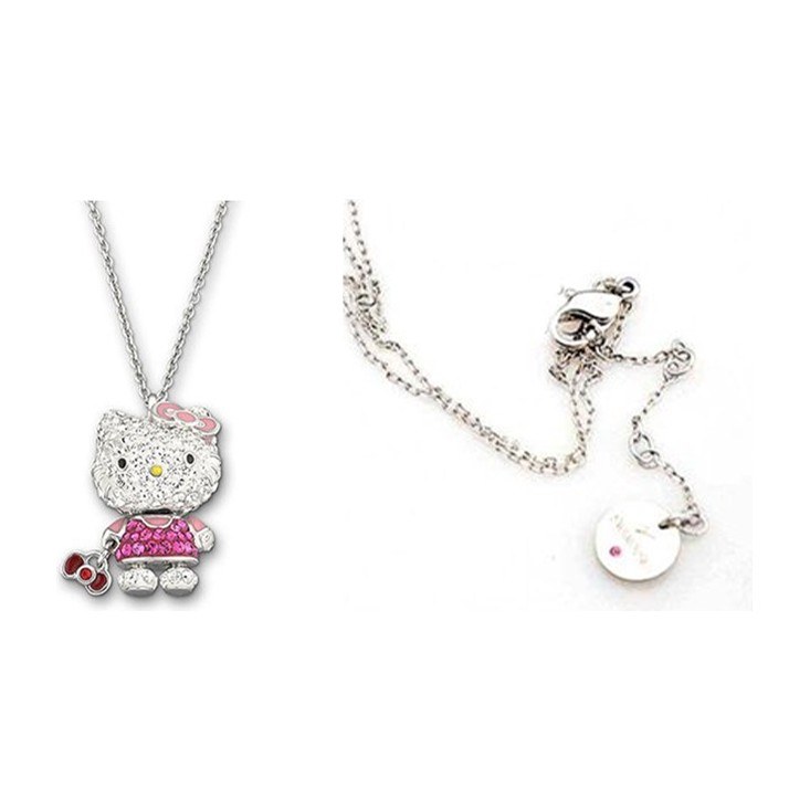 Swarovski Hello Kitty Bow Necklace