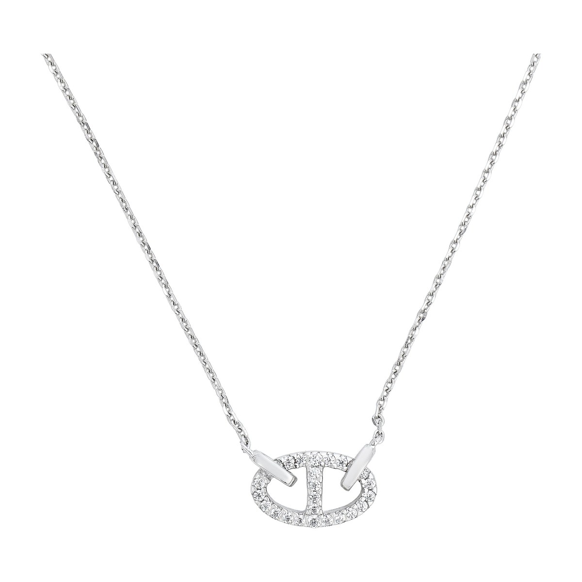 apm monaco Maille Marine Silver Necklace