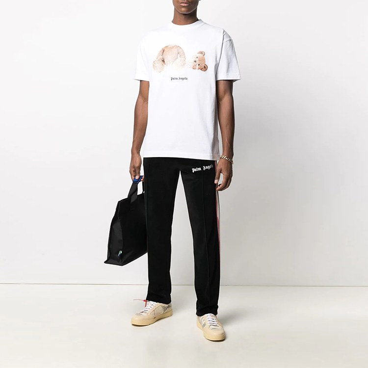 Palm Angels Decapitated Bear T-Shirt White