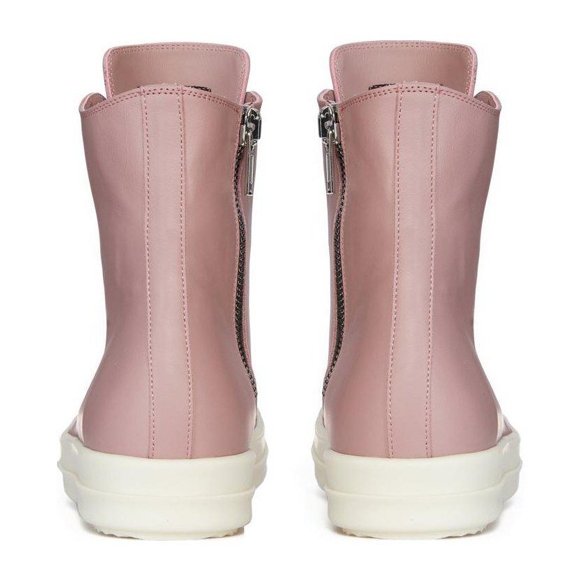 RICK OWENS RO High Top Sneakers Pink