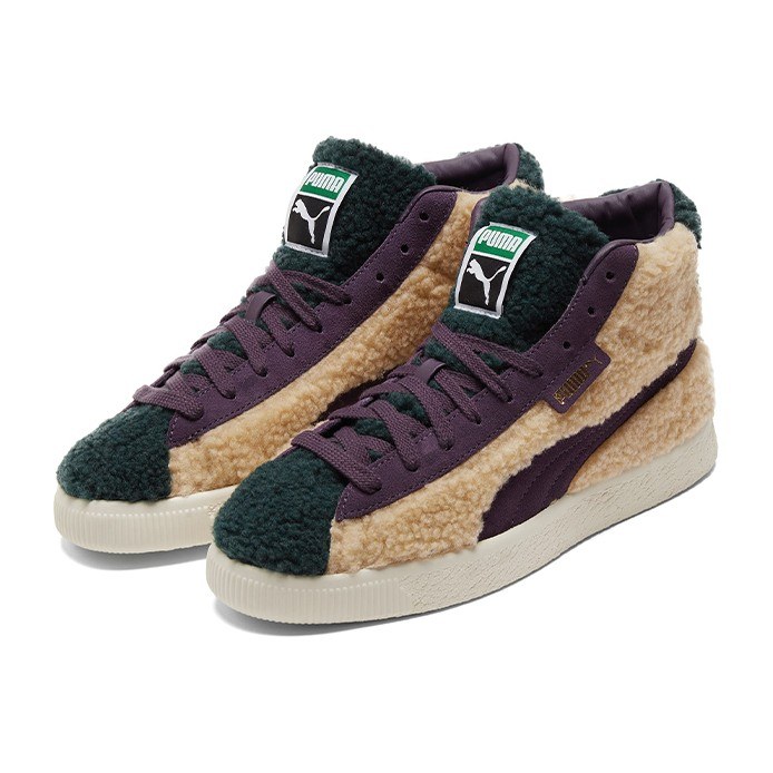 PUMA Basket Mid Brown Green