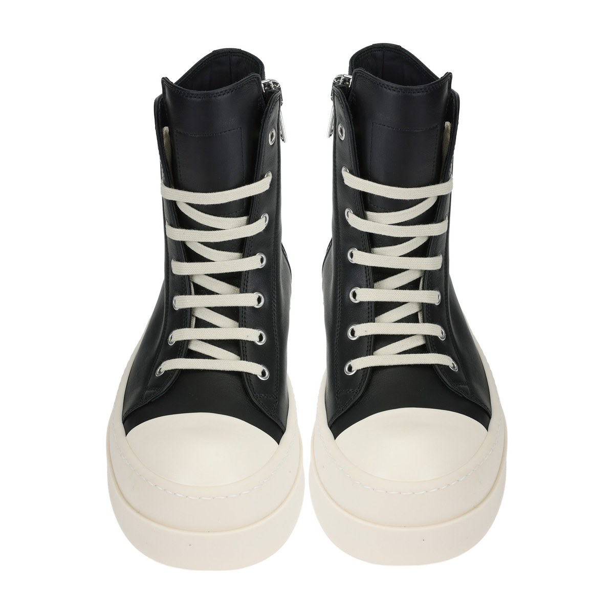 Rick Owens High Top Sneakers Black