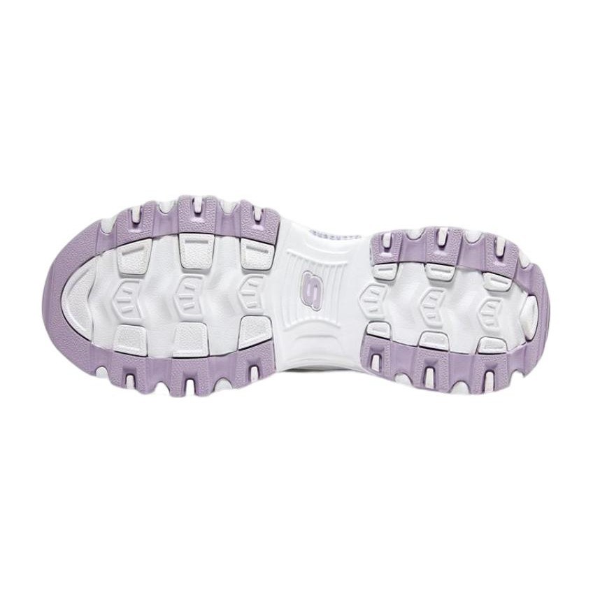 Skechers D'LITES 1.0 White Purple