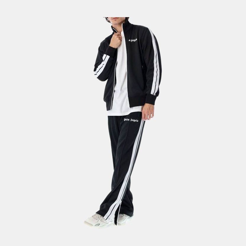 Palm Angels Logo Stripe Track Pants Black