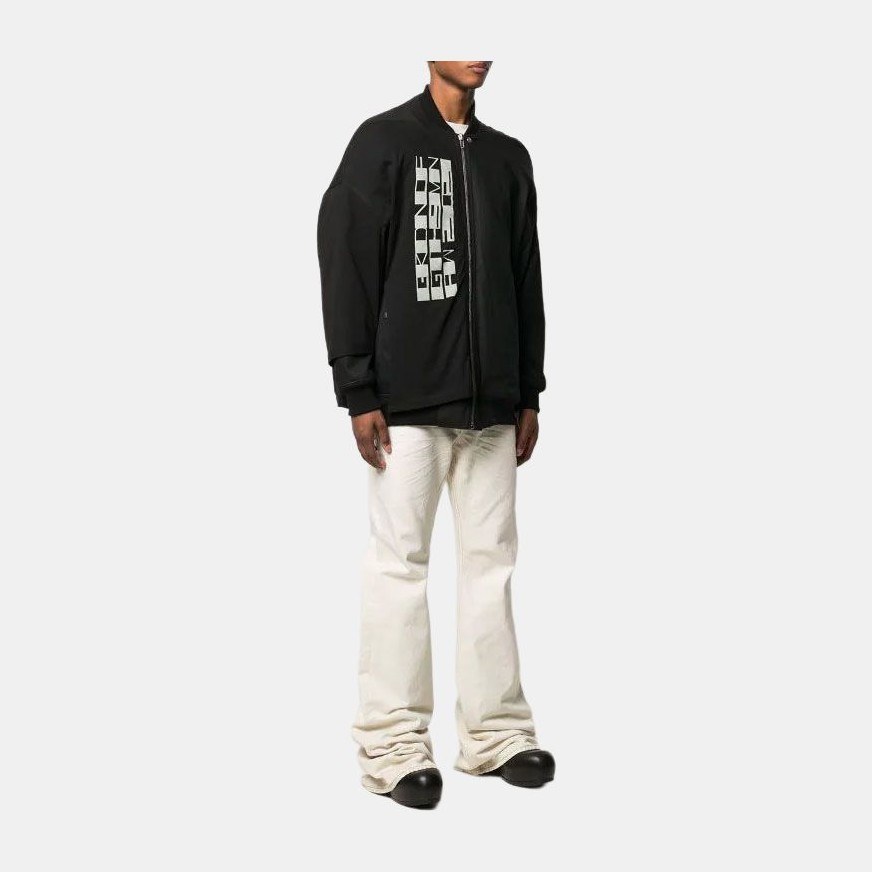 Rick Owens DRKSHDW Jumbo Flight Jacket Black
