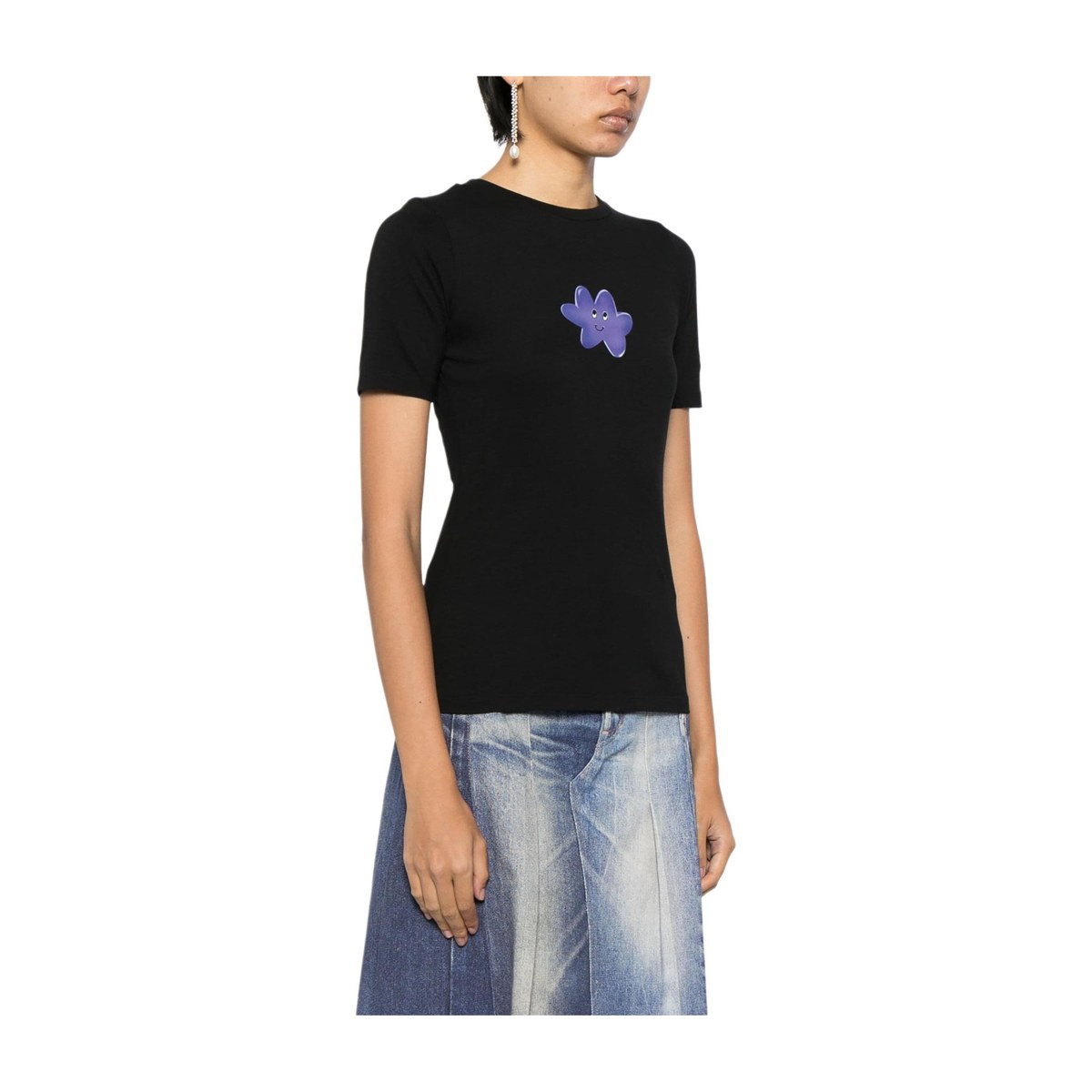 MM6 Maison Margiela Obsidian Black Tee