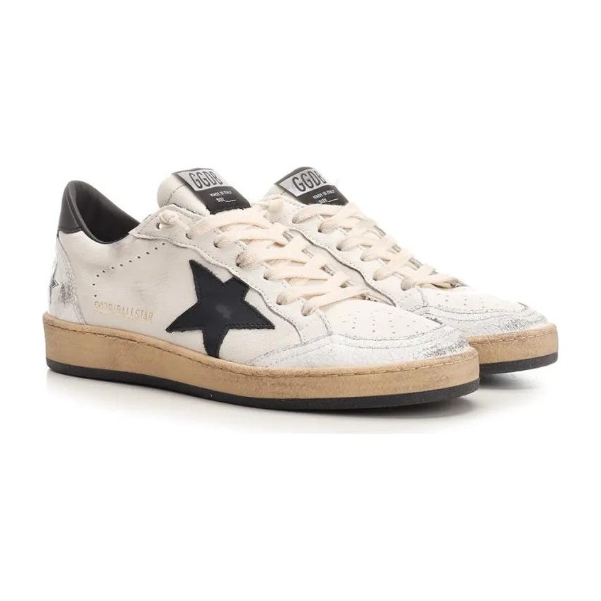 Golden Goose Ball Star White Black
