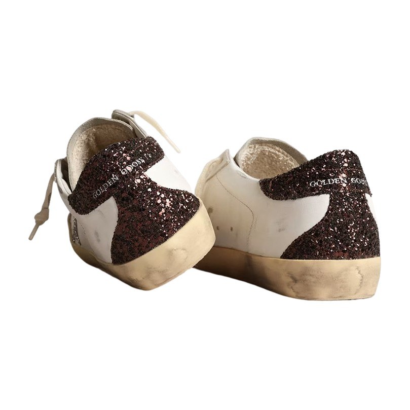Golden Goose Super-Star White Distressed