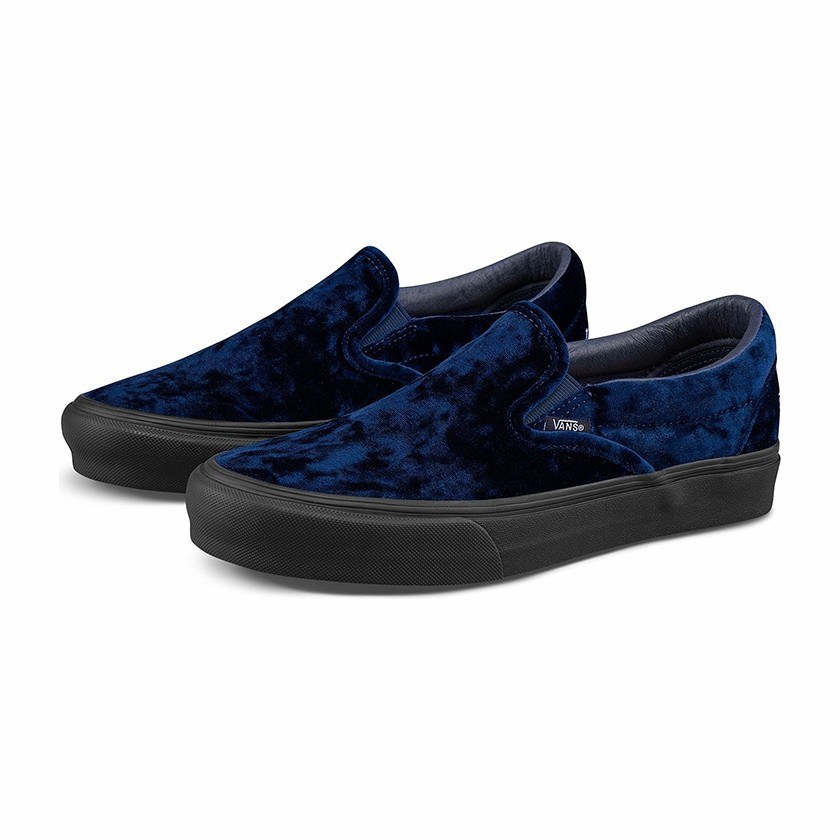 Vans Slip-On Blue Black