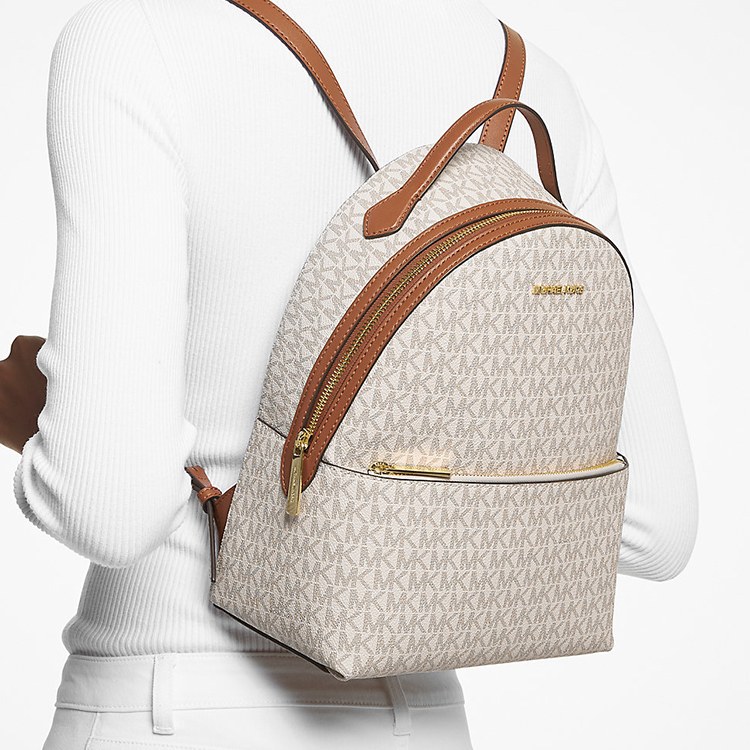 Michael Kors MK Sheila Backpack White