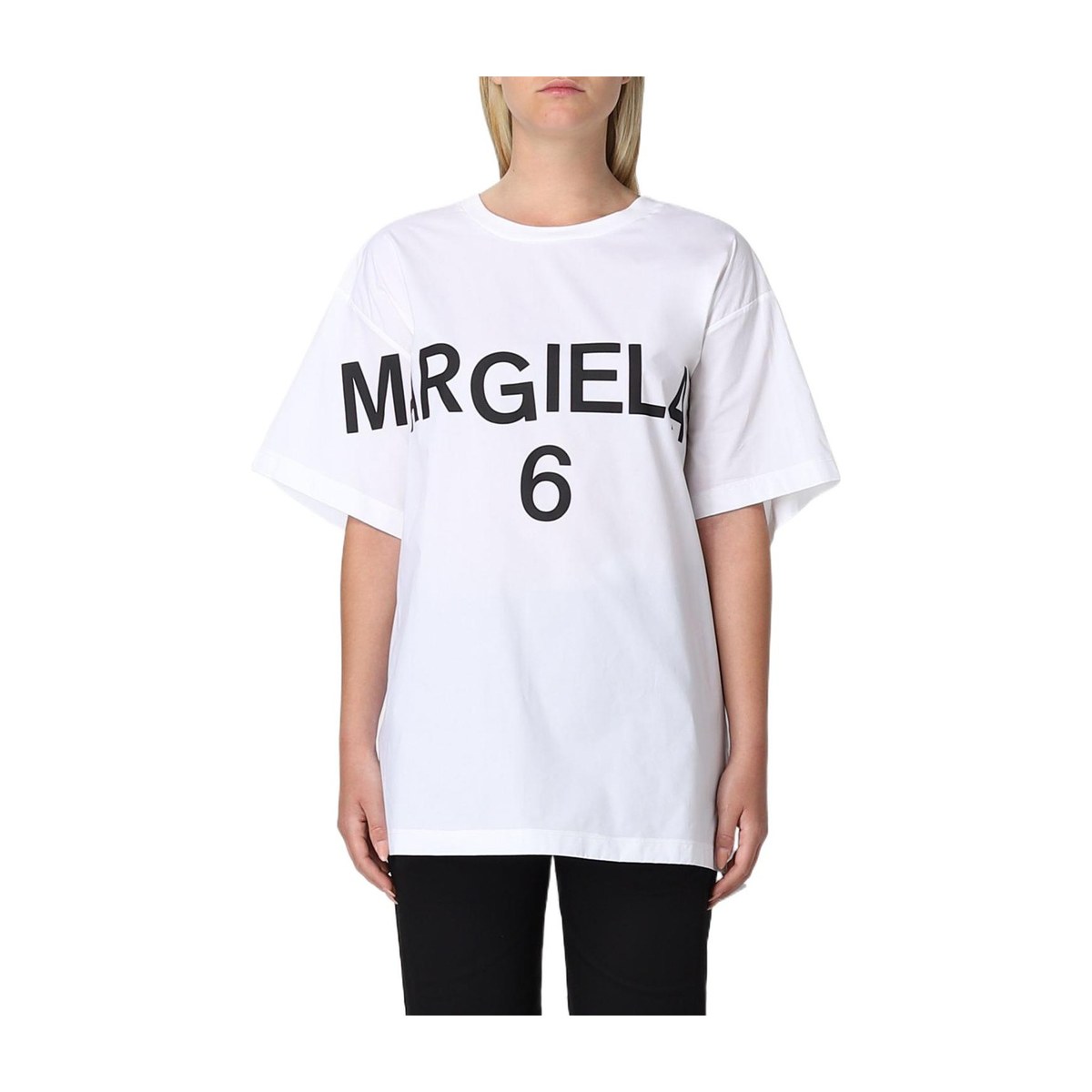 MM6 Maison Margiela SS22 Printed Logo T-Shirt White