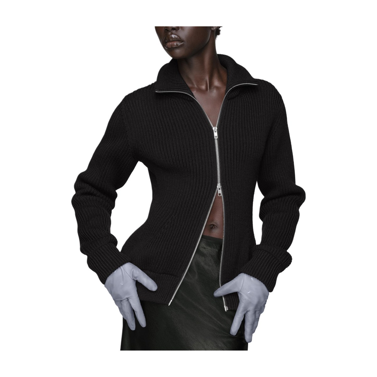 Maison Margiela Knit Zip Sweater