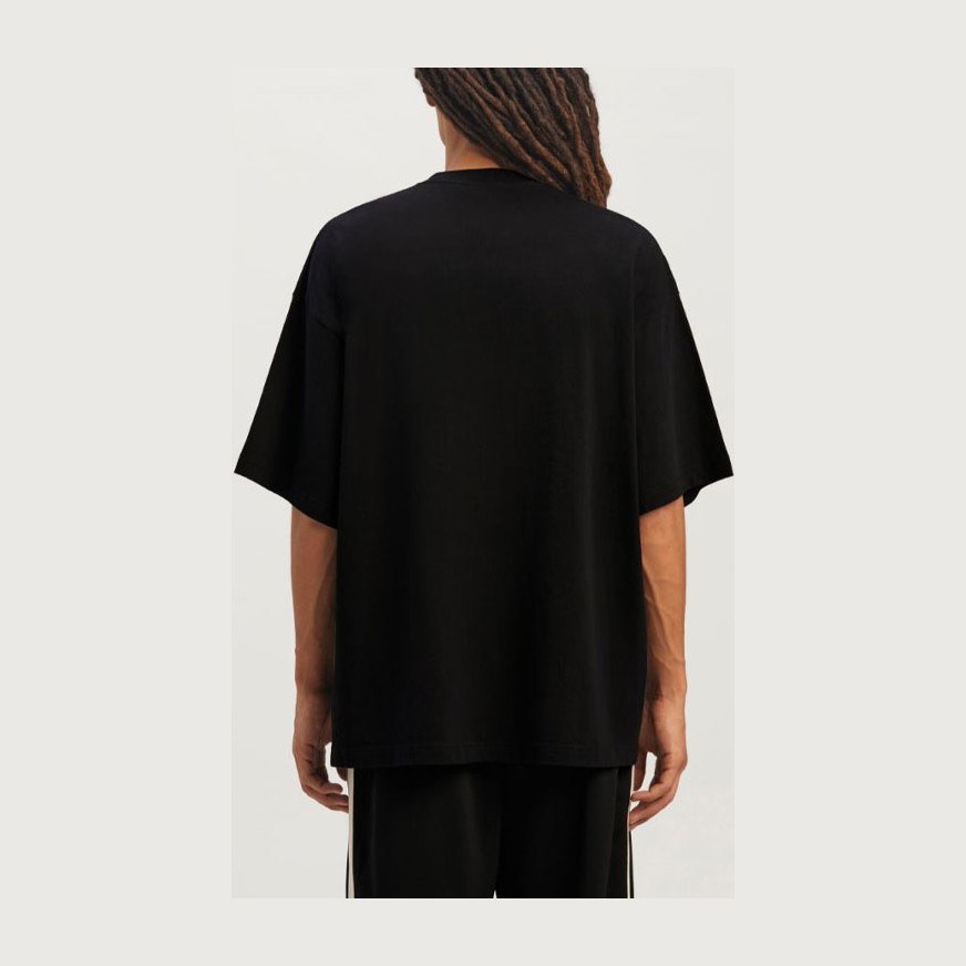 Palm Angels Logo Print T-Shirt Black
