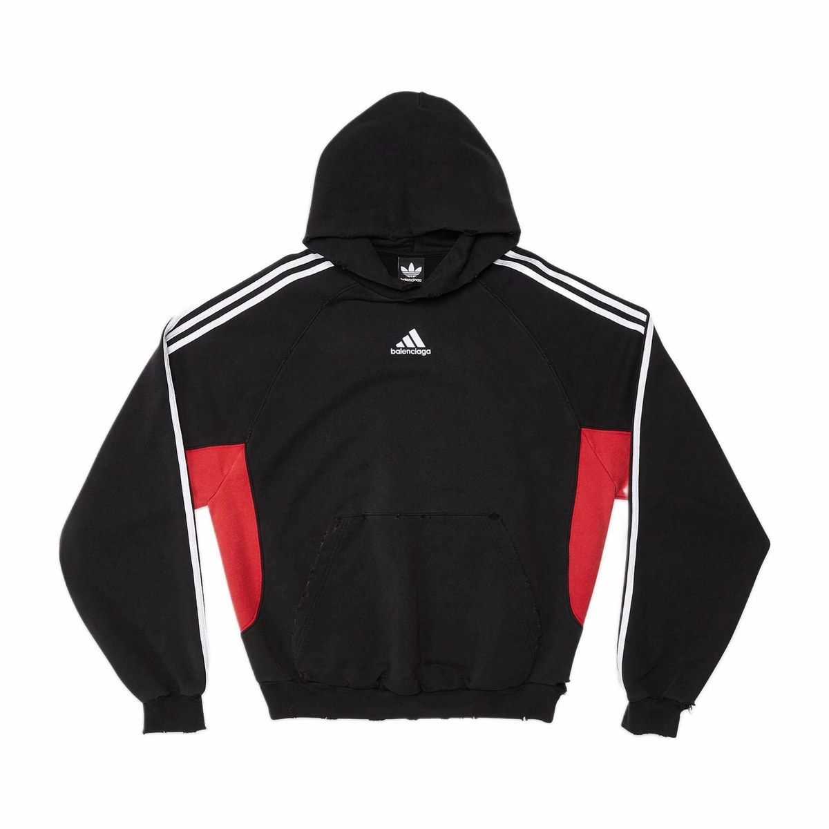Balenciaga x adidas Logo Hoodie Black