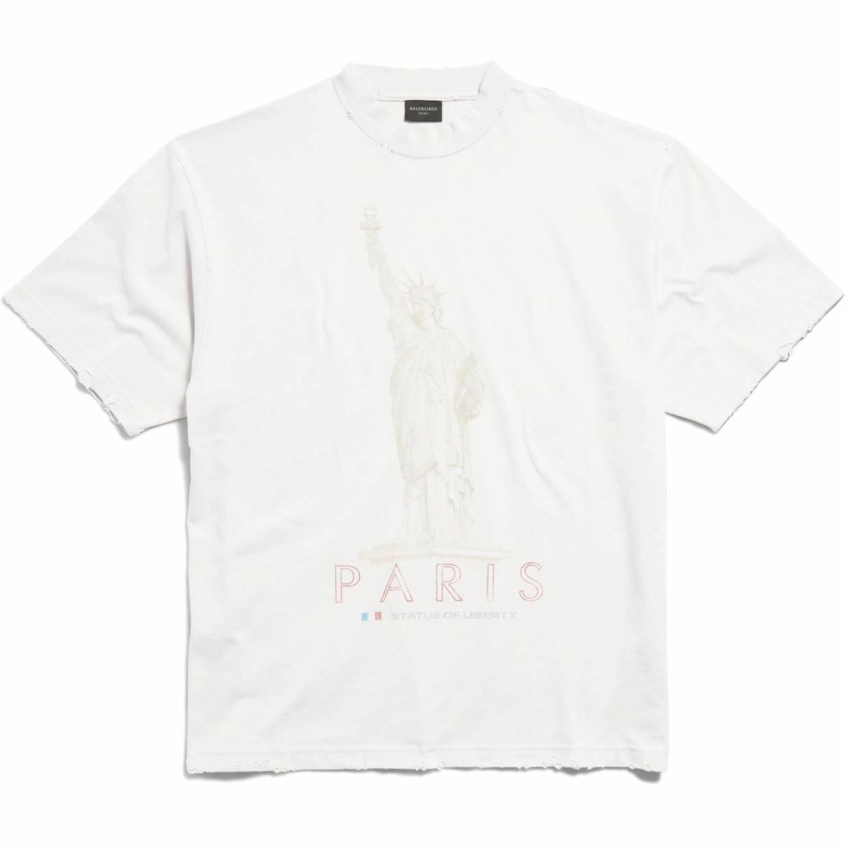 Balenciaga Statue of Liberty Print T-Shirt