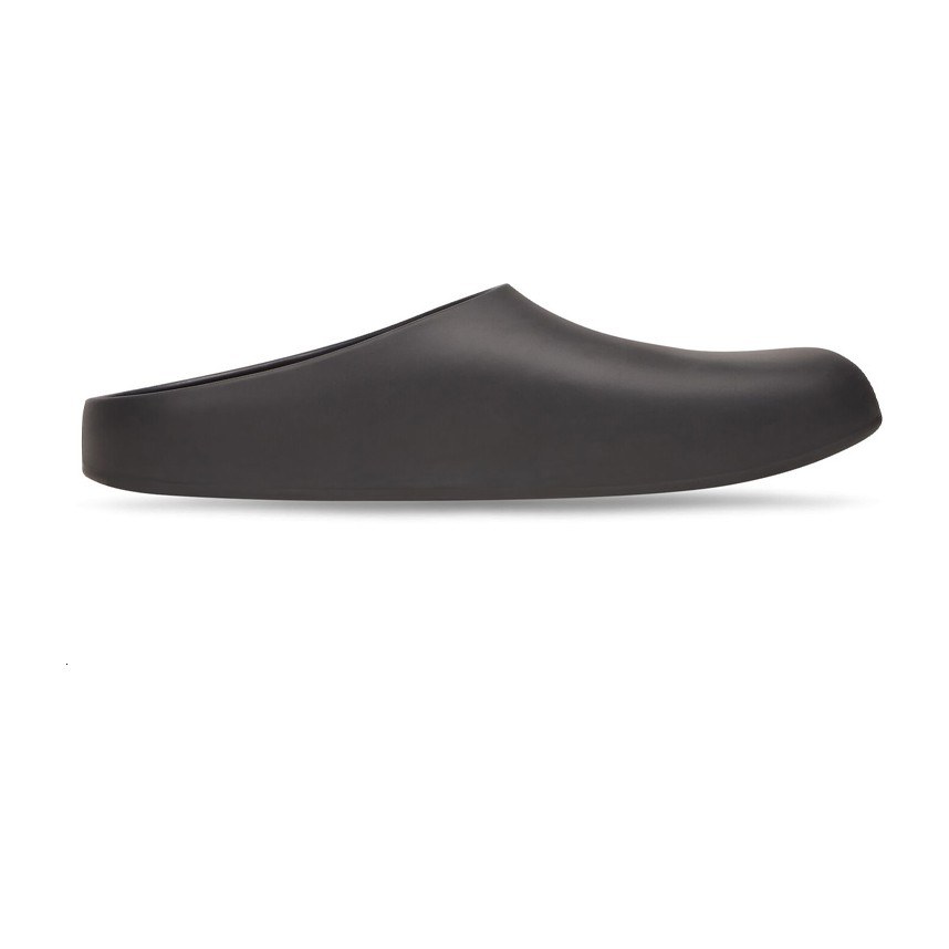 Balenciaga Rubber Clog Sandals Black