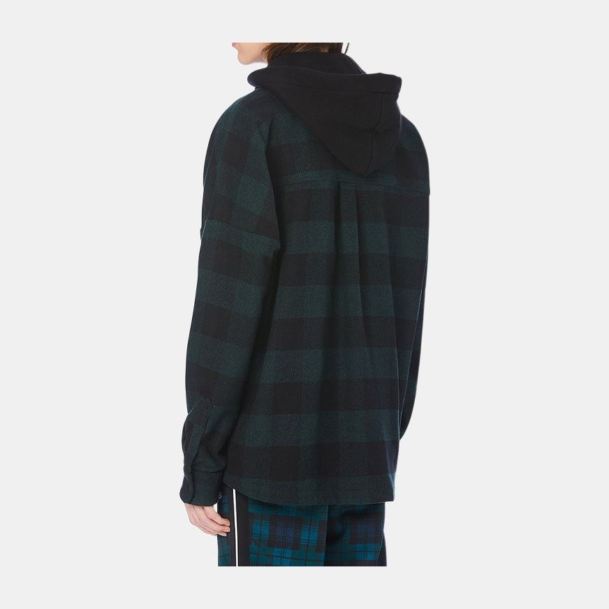 Palm Angels Hooded Jacket Deep Green