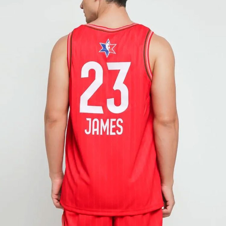 Jordan LeBron James 23 Jersey Red