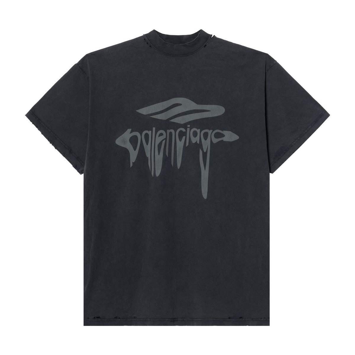 Balenciaga FW24 Coal Grey Tee