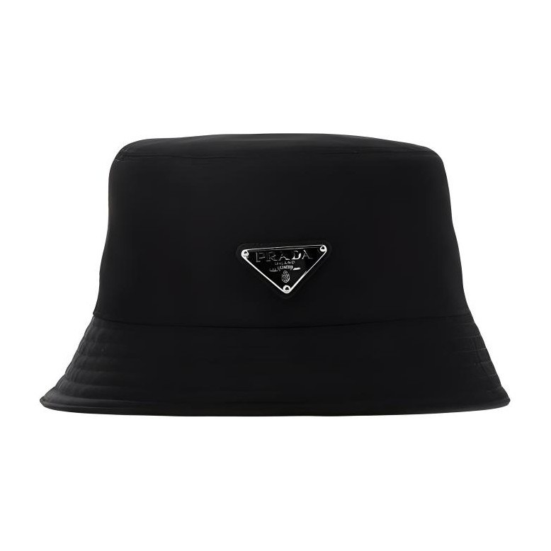 Prada Black Lee Nylon Bucket Hat