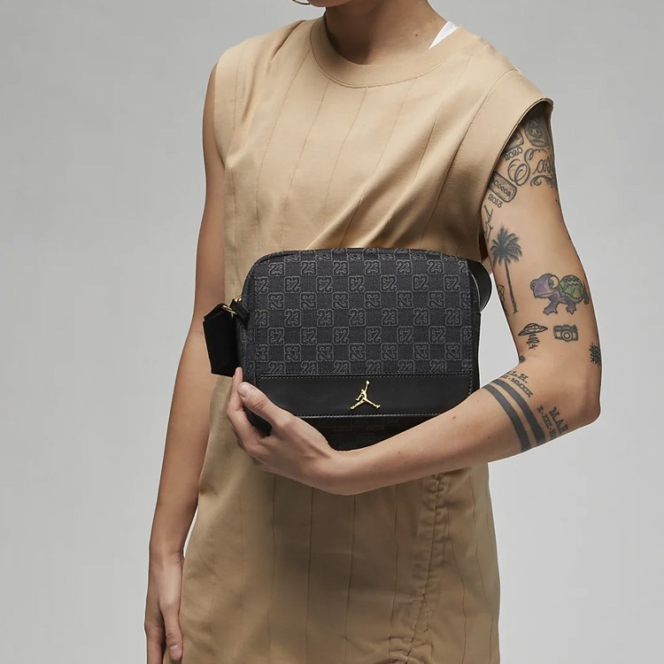 Jordan Logo Crossbody Bag Black