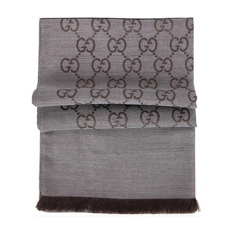 Gucci Wool Fringe Scarf