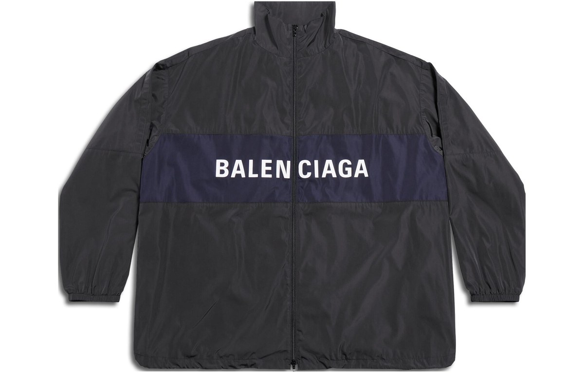 Balenciaga Zip-Up Jacket Black