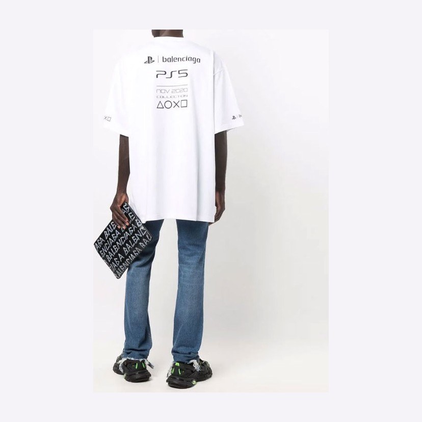 Balenciaga x PlayStation PS5 T-Shirt White