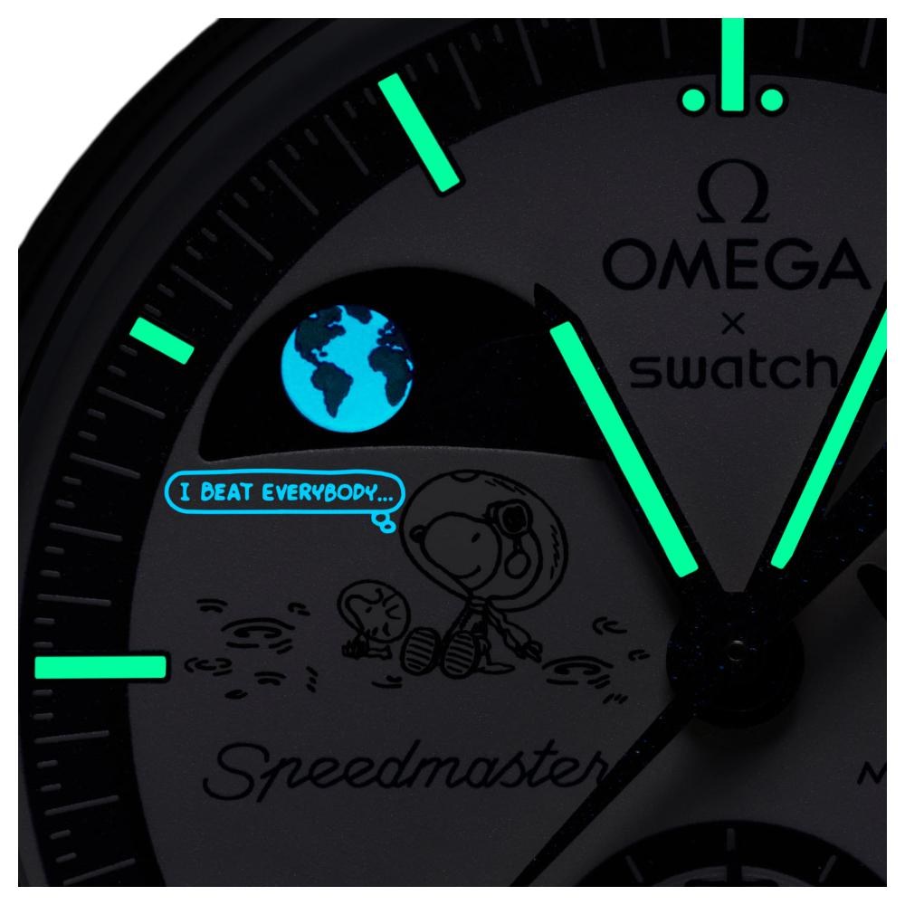Swatch x Omega MoonSwatch Mission to Earthphase Moonshine Gold