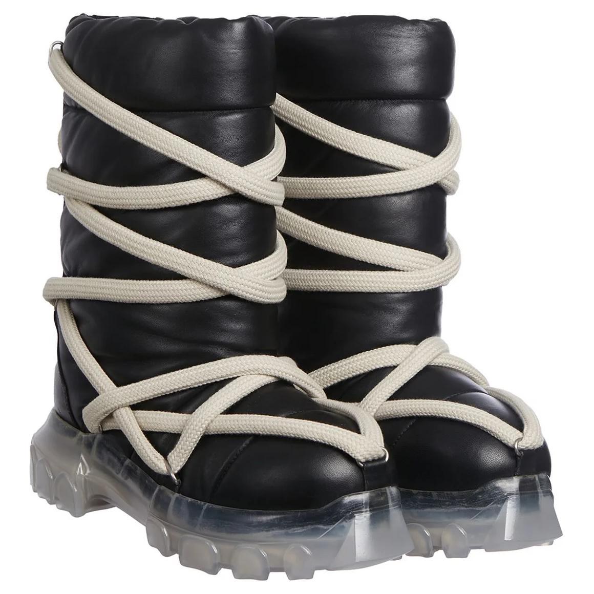 Rick Owens Luxor Black Boots