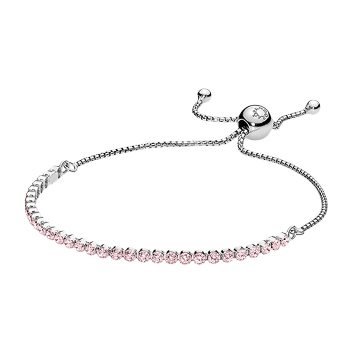 Pandora 925 Silver Bracelet Pink