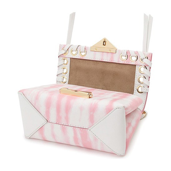 Michael Kors Cece Small Chain Shoulder Bag Pink White