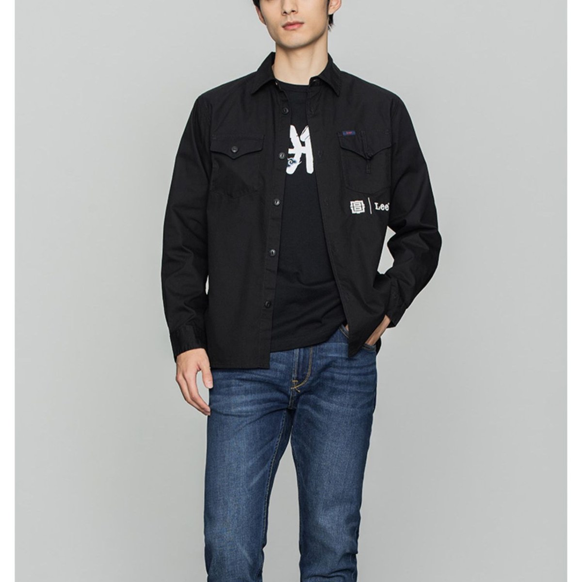 Lee SS22 Long Sleeve Shirt Black